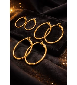 Arany karika fülbevaló – örök trend 2026-ban is