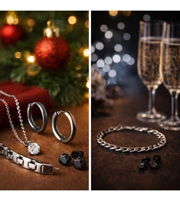 Acél ékszerek ünnepi alkalmakra – karácsony és év vége