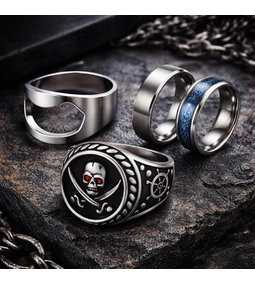 Férfi acél gyűrűk – stílus, erő és karakter