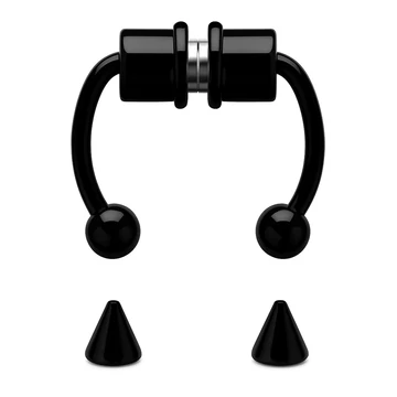 Acél mágneses hamis orr piercing