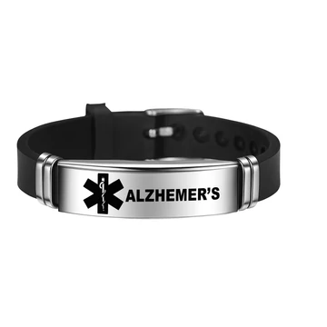 Acél Alzheimer karkötő