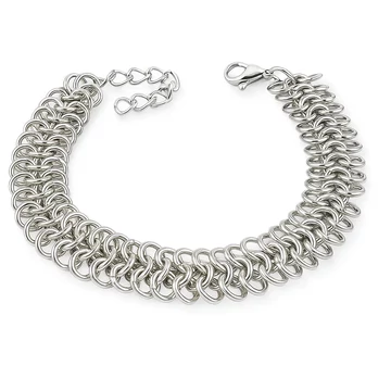 Acél dupla soros karkötő
