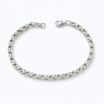 Vékony acél karkötő