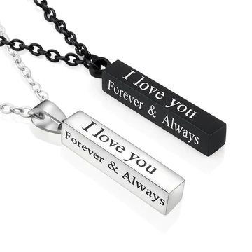 Acél "I Love You" nyaklánc