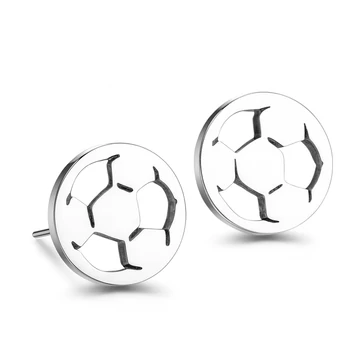 Acél fülbevaló focilabda