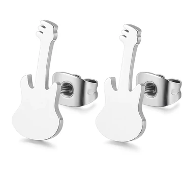 Acél fülbevaló gitár