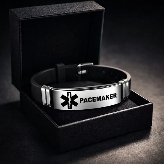 Acél pacemaker karkötő