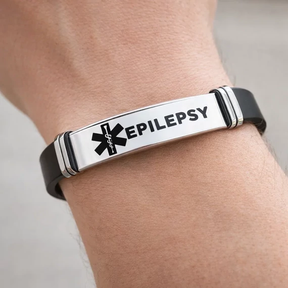  Acél epilepszia karkötő