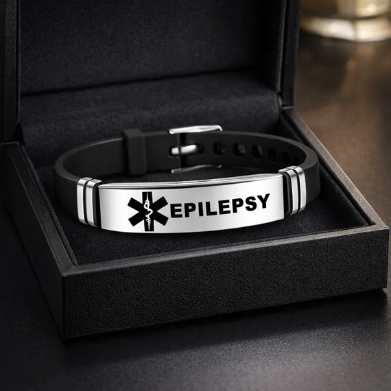  Acél epilepszia karkötő