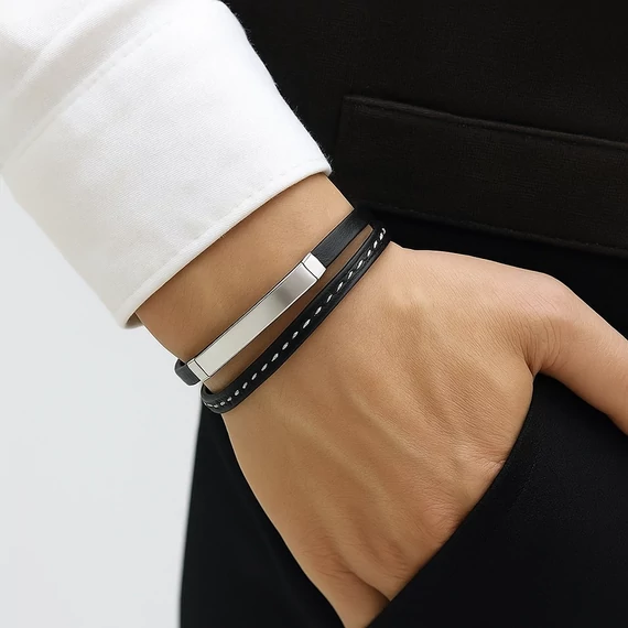 Acél férfi karkötő "Jake"