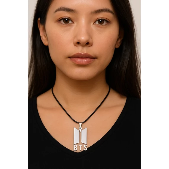 Acél Bangtan Boys nyaklánc nyakban
