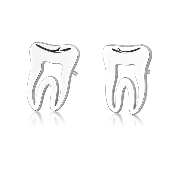 Acél fogak fülbevaló