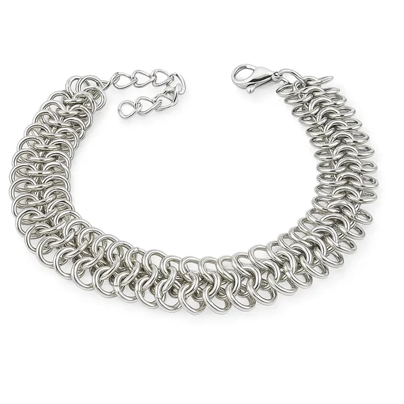 Acél dupla soros karkötő