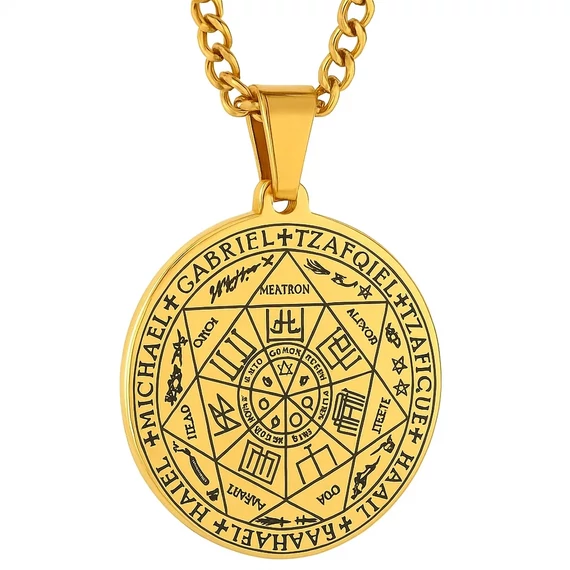 Acél "A Hét Arkangyal" nyaklánc