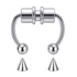 Acél mágneses hamis orr piercing