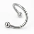 Acél piercing "S"